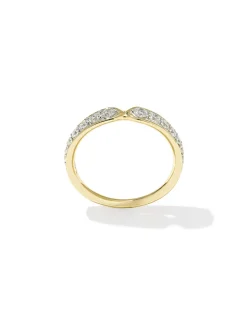 0.46 ct Lab Grown Diamond Adia 14k Yellow Gold Band Ring