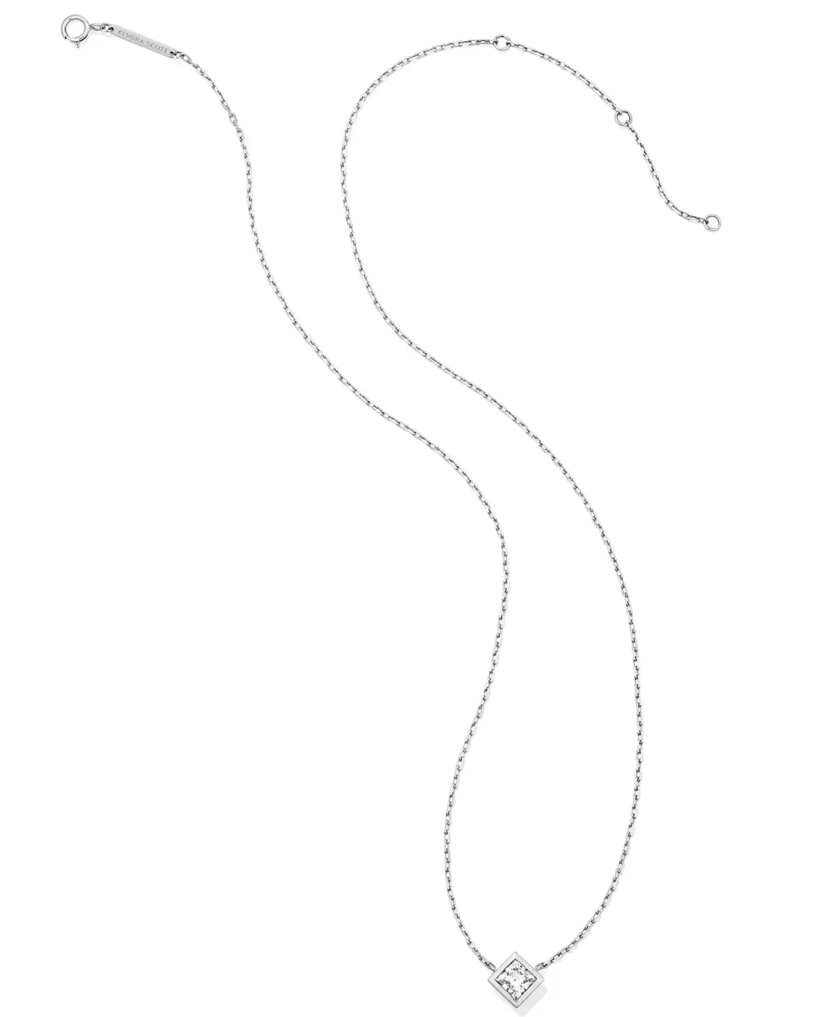 0.75 ct Lab Grown Diamond Michelle 14k White Gold Pendant Necklace