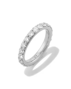 2 ct Lab Grown White Diamond Marilyn Band Ring in 14k White Gold