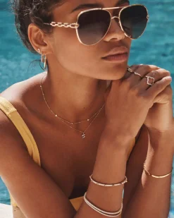 3.35 ct Lab Grown White Diamond Tennis Bracelet in 14k Yellow Gold