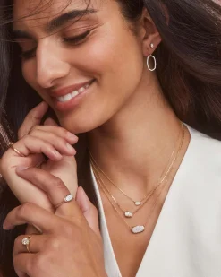 1 ct Lab Grown White Diamond Custom Elisa Pendant Necklace in 14k Yellow Gold