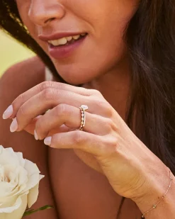 2 ct Oval Solitaire Engagement Ring with Pave Diamonds in 14k Yellow Gold
