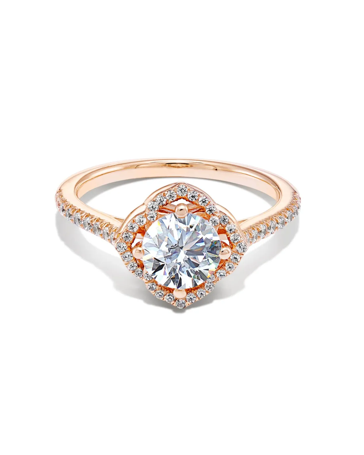 1 ct Signature Engagement Ring in 14k Rose Gold