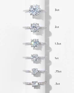 1 ct Signature Engagement Ring in 14k Rose Gold
