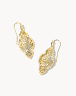 Abbie Drop Earrings in Gold