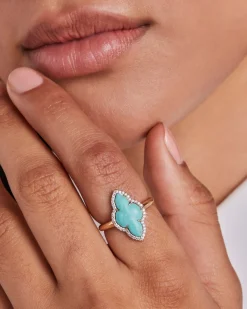 Abbie 14k White Gold Cocktail Ring