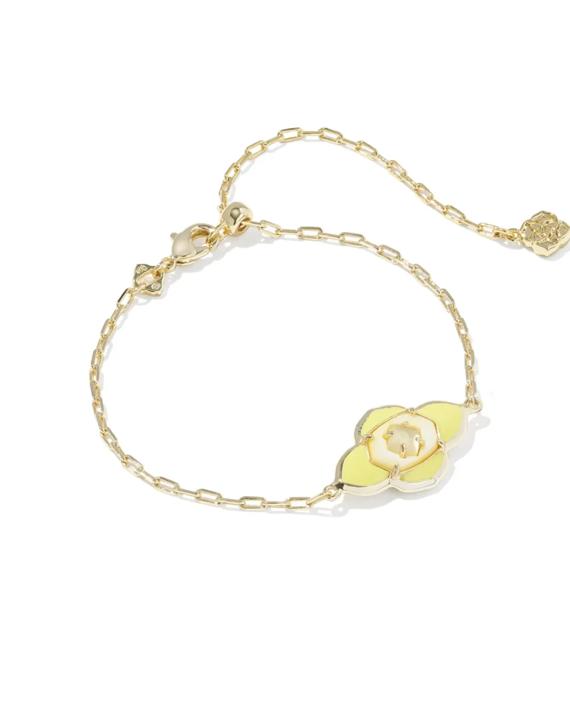 Abbie Medallion Gold Delicate Chain Bracelet