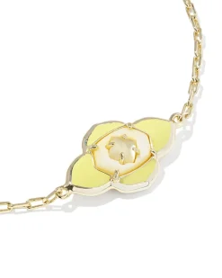 Abbie Medallion Gold Delicate Chain Bracelet