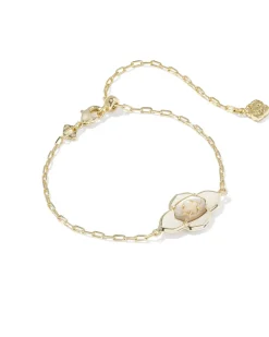 Abbie Medallion Gold Delicate Chain Bracelet