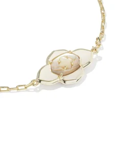 Abbie Medallion Gold Delicate Chain Bracelet
