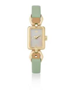 Adela Gold Leather Watch