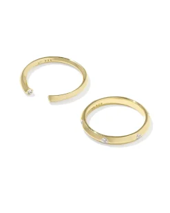 Alani 18k Gold Vermeil Ring Set