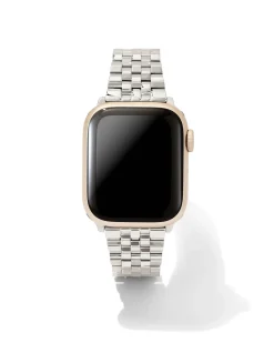 Alex 5 Link Watch Band in Silver Stainless Steel