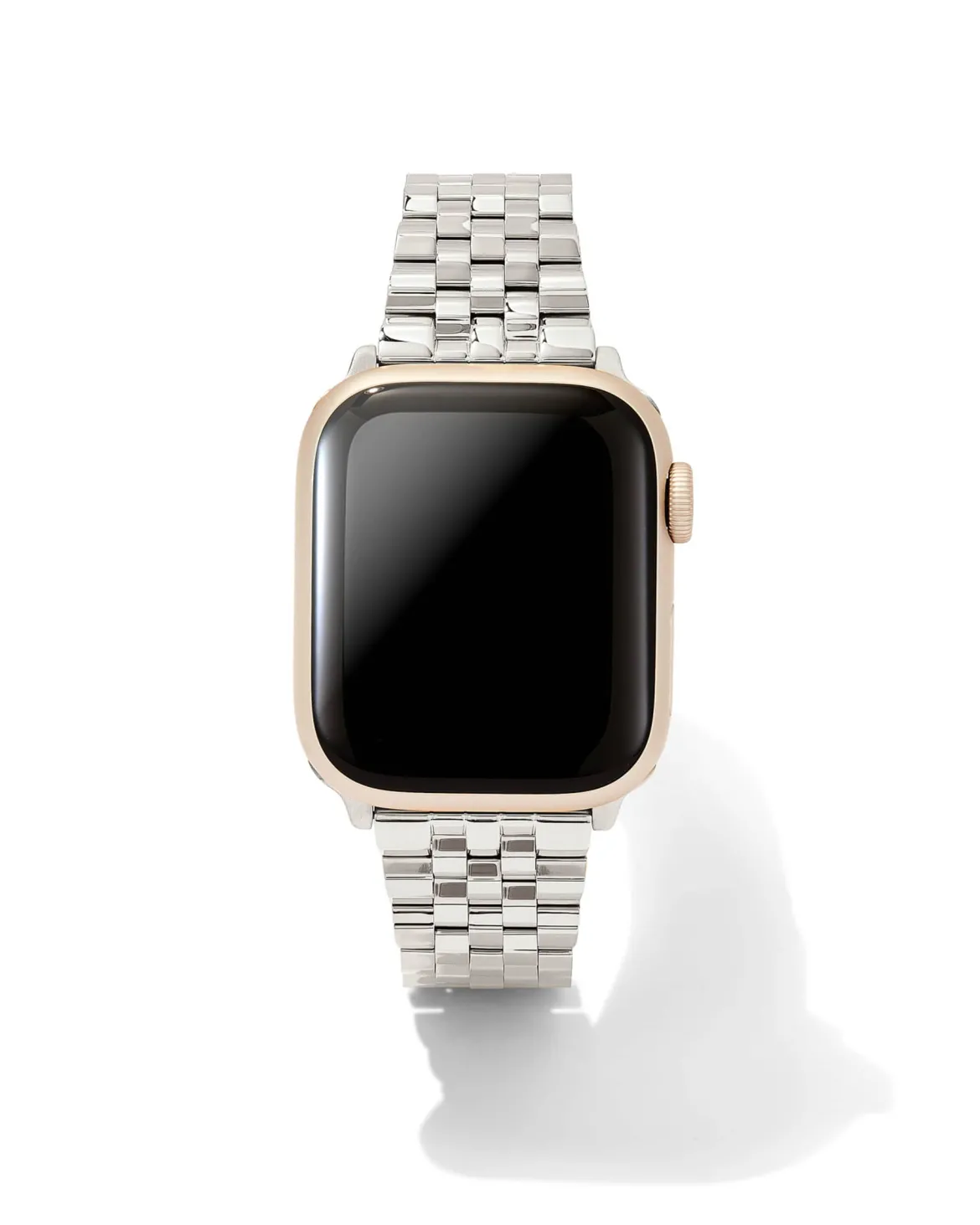 Alex 5 Link Watch Band in Silver Stainless Steel