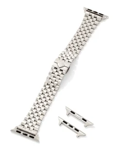 Alex 5 Link Watch Band in Silver Stainless Steel