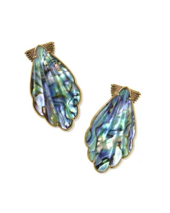 Alexa Vintage Gold Statement Earrings