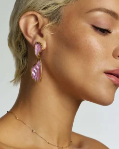 Alexa Vintage Gold Statement Drop Earrings
