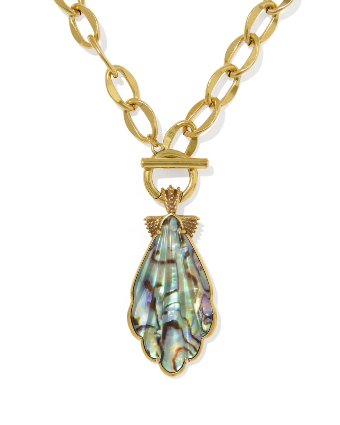 Alexa Vintage Gold Statement Necklace