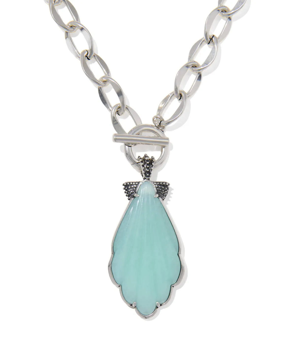 Alexa Vintage Silver Statement Necklace