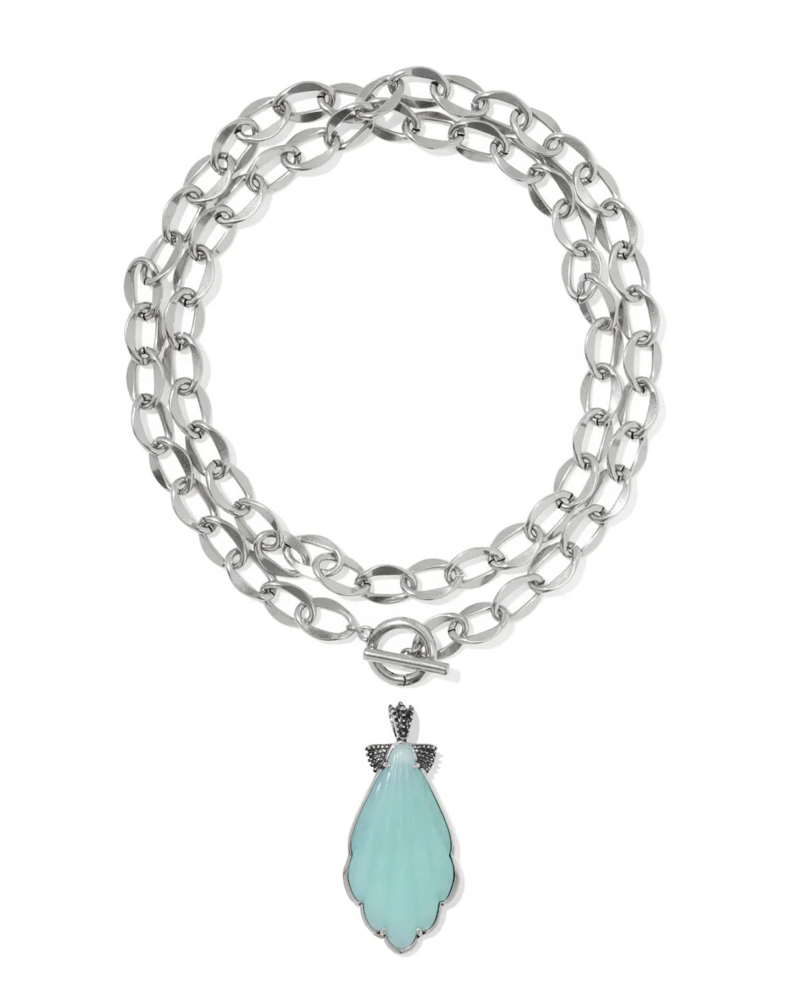 Alexa Vintage Silver Statement Necklace