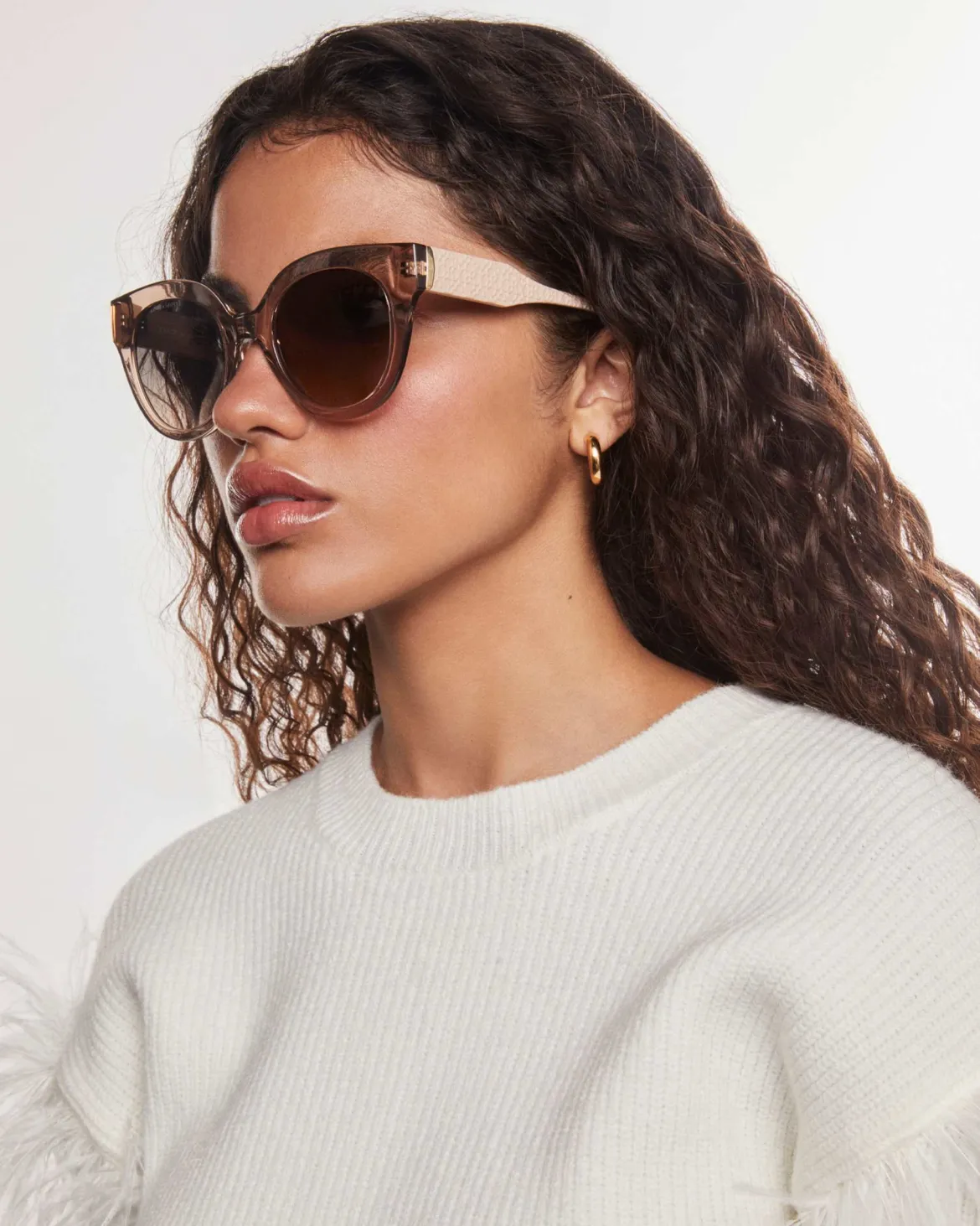 Amber Filigree Sunglasses