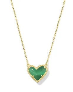 Ari Heart Gold Pendant Necklace