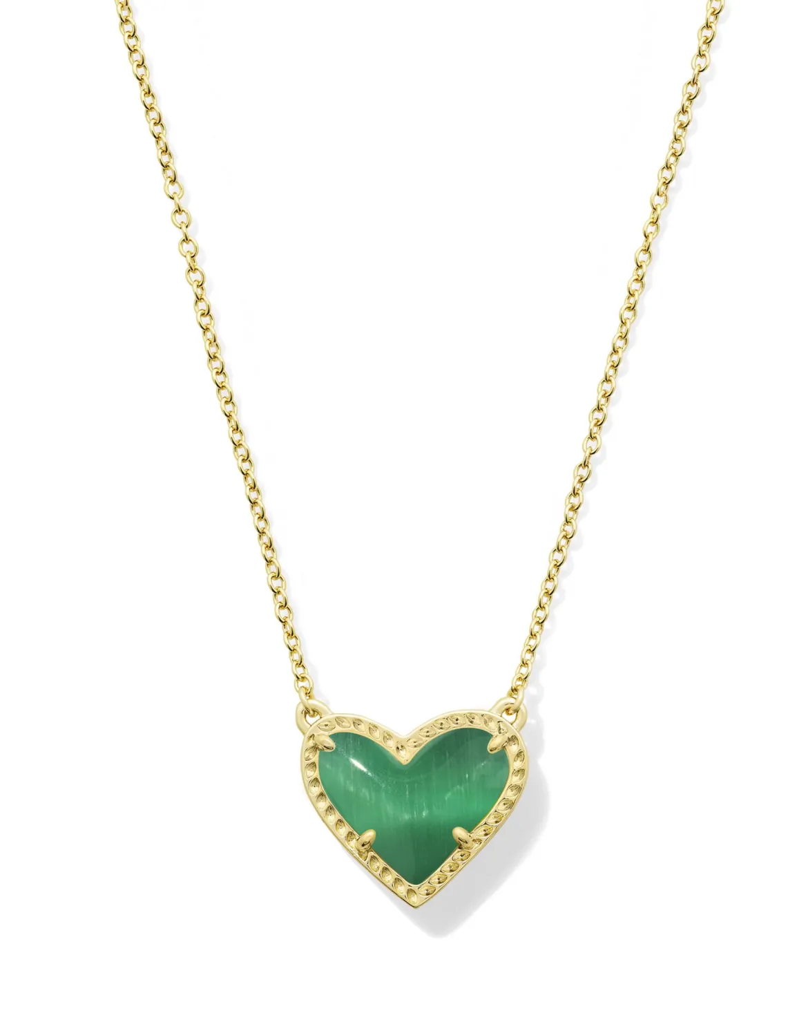 Ari Heart Gold Pendant Necklace