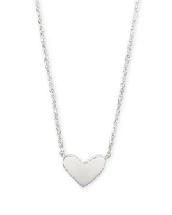 Ari Heart Pendant Necklace in Sterling Silver