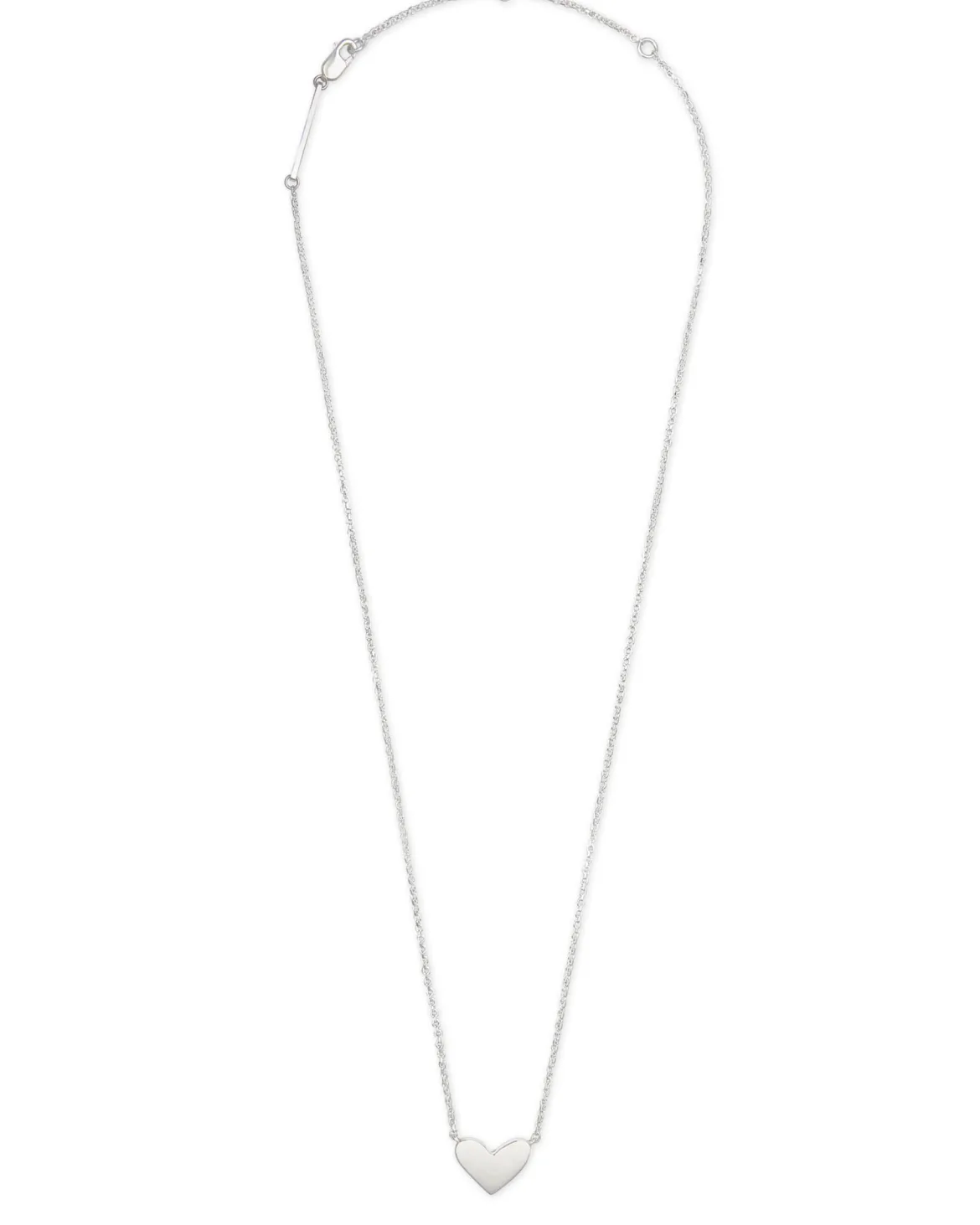 Ari Heart Pendant Necklace in Sterling Silver