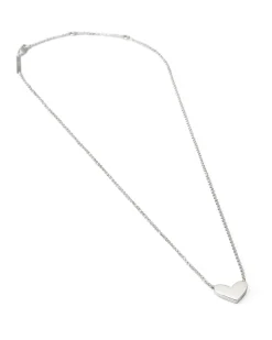 Ari Heart Pendant Necklace in Sterling Silver