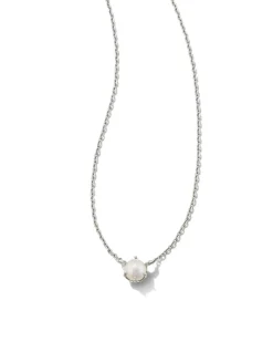 Ashton Silver Pendant Necklace in Freshwater Cultured Pearl