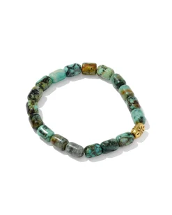 Beaded Vintage Gold Stretch Bracelet