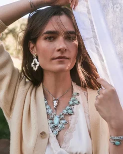 Beau Bolo Necklace in Vintage Silver
