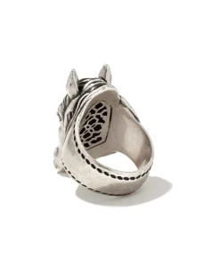 Beau Cocktail Ring in Vintage Silver