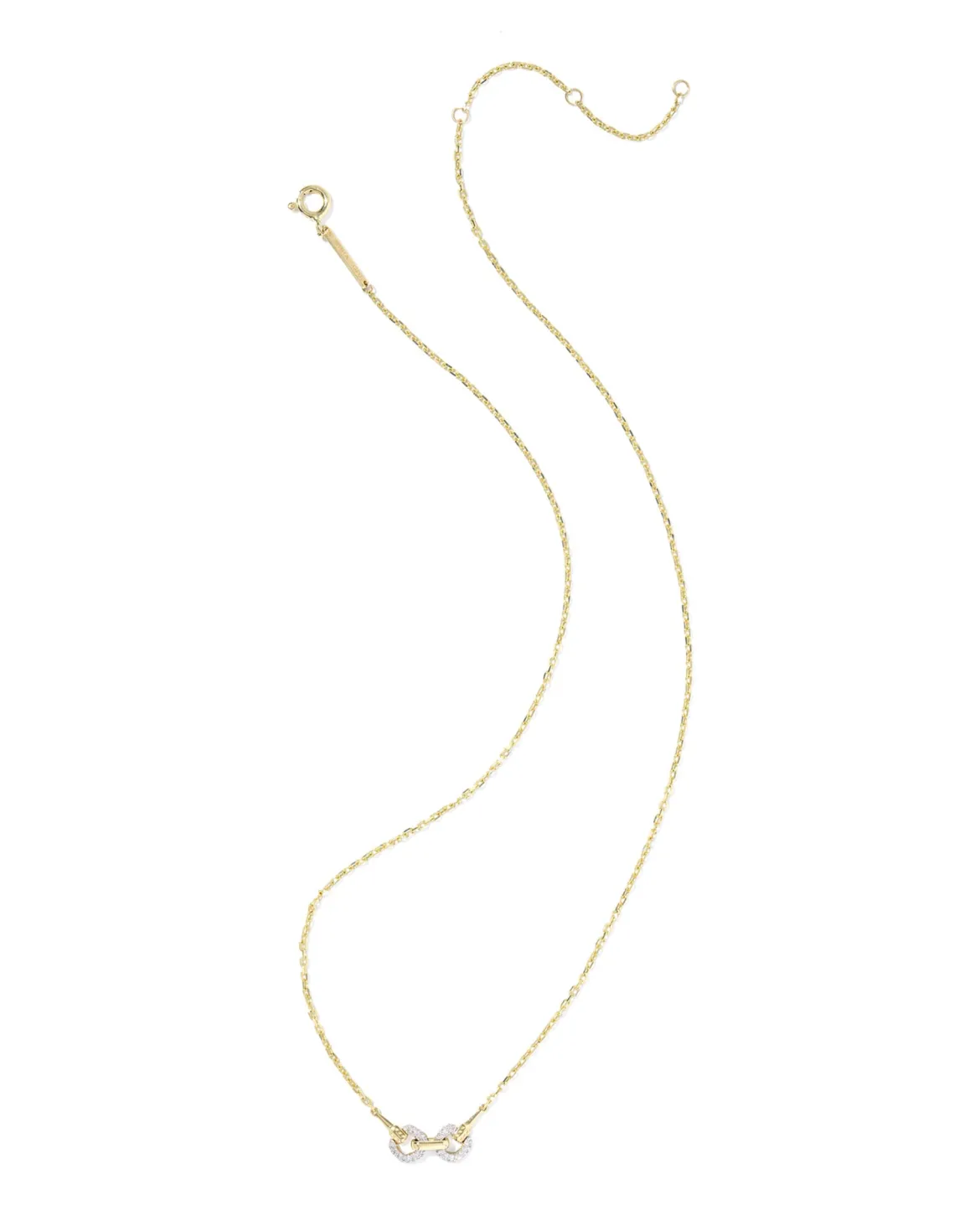 Beau 14k Yellow Gold Short Pendant Necklace