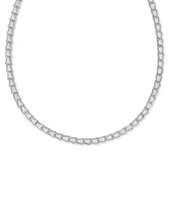 Bella Silver Tennis Necklace