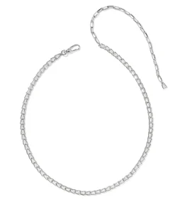 Bella Silver Tennis Necklace