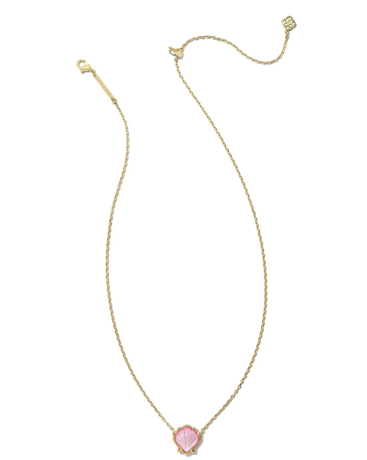 Brynne Shell Gold Short Pendant Necklace