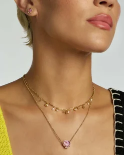 Brynne Shell Gold Short Pendant Necklace