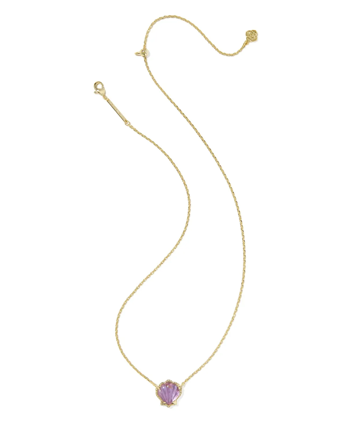Brynne Shell Gold Short Pendant Necklace