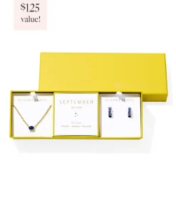 Cailin Gold Birthstone Gift Set of 2
