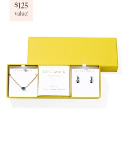 Cailin Gold Birthstone Gift Set of 2