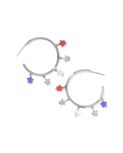 Camila Silver Hoop Earrings