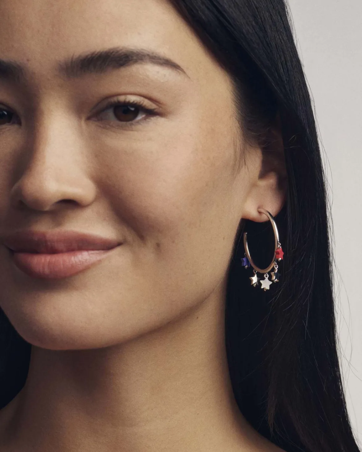 Camila Silver Hoop Earrings
