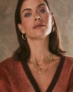 Colette Large Hoop Earrings in Gold