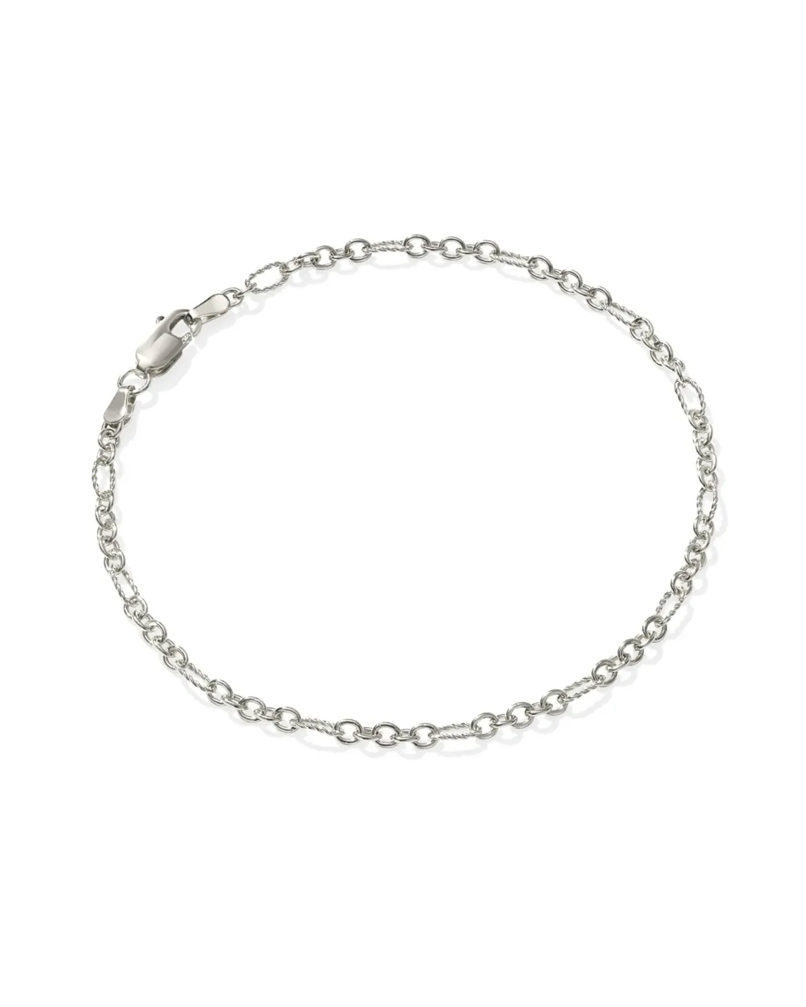 Colin Oxidized Sterling Silver Chain Bracelet