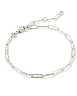 Courtney Paperclip Bracelet in Silver