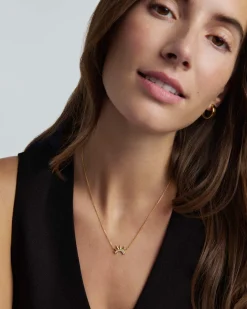 Crown 18k Yellow Gold Vermeil Short Pendant