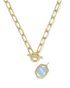 Daphne Convertible Gold Link and Chain Necklace