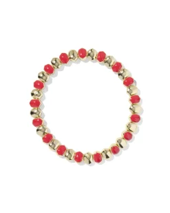 Daphne Enamel Gold Stretch Bracelet